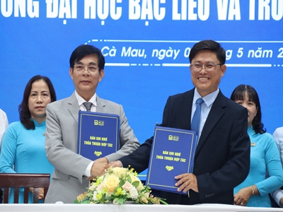 Trường Đại học Bạc Liêu tổ chức Hội nghị tư vấn tuyển sinh và ký kết Bản ghi nhớ hợp tác với Trường THPT Hiệp Thành